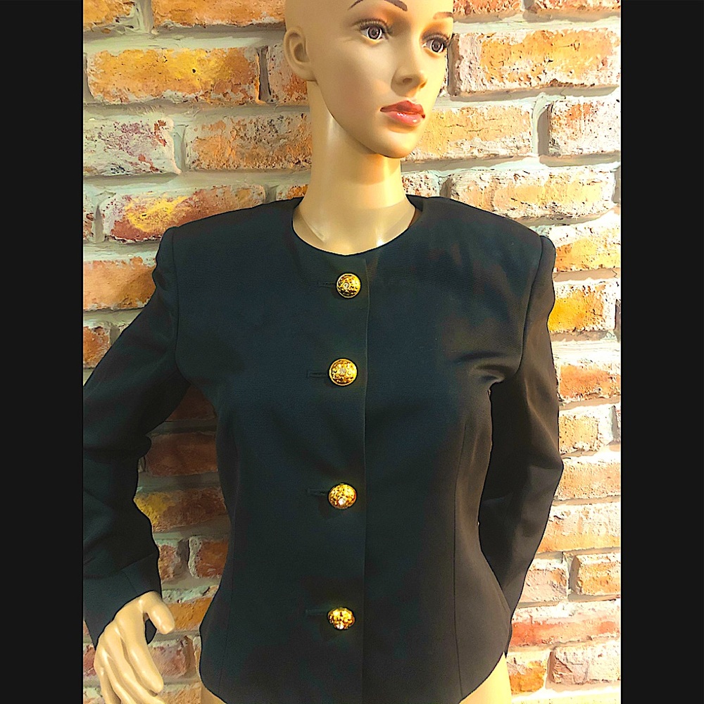 JAEGER grosgrain jacket